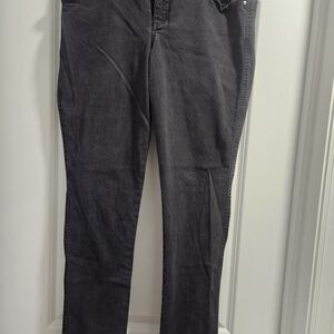 Tripp NYC Jeans Size 18R Black stretchy skull rivets straight leg